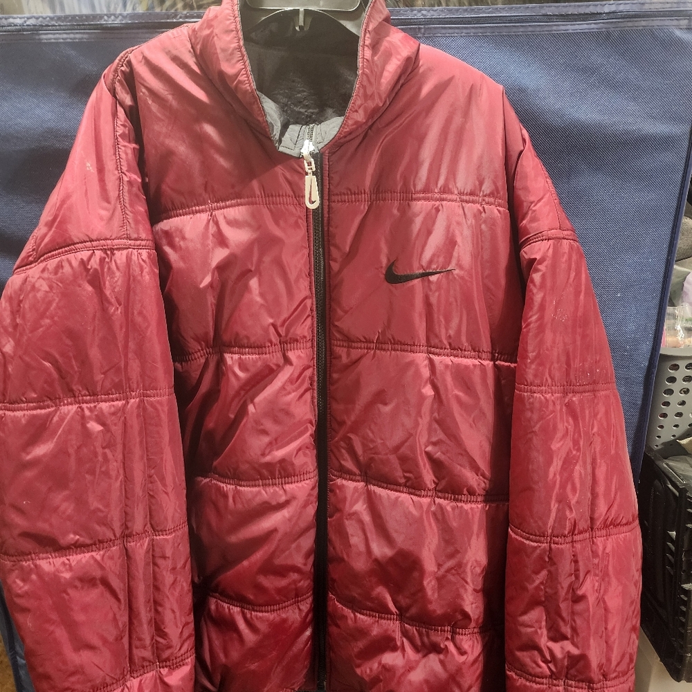 Vintage 90's Nike Reversible Puffer Jacket